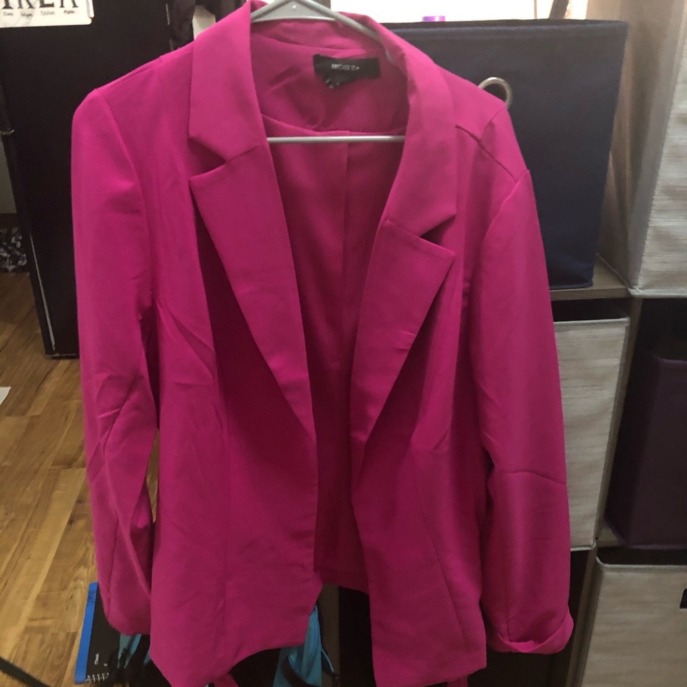 Pink Forever 21 Blazer/Jacket